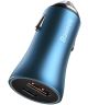 Baseus Fast Charge Autolader USB/USB-C 40W met Power Delivery Blauw