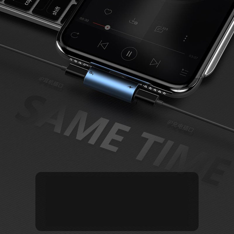 Baseus Splitter Apple Lightning naar 2x Apple Lightning Zwart afbeelding 8