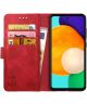 Rosso Element Samsung Galaxy A52 / A52S Hoesje Bookcover Wallet Rood