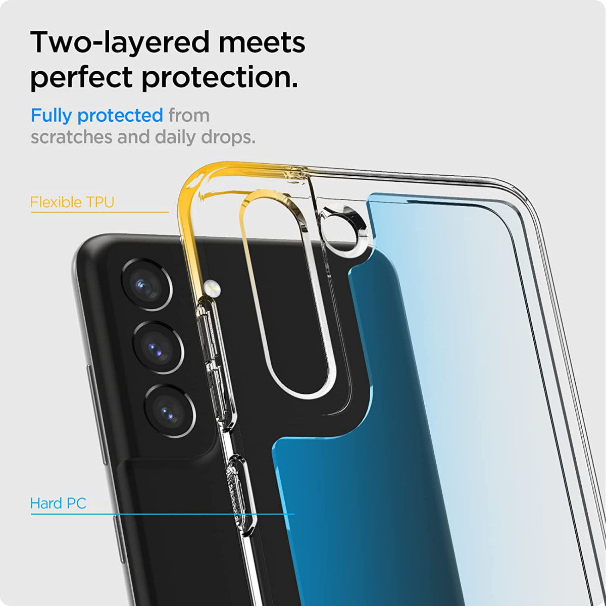 Spigen Ultra Hybrid Samsung Galaxy S21 FE Hoesje Transparant afbeelding 4