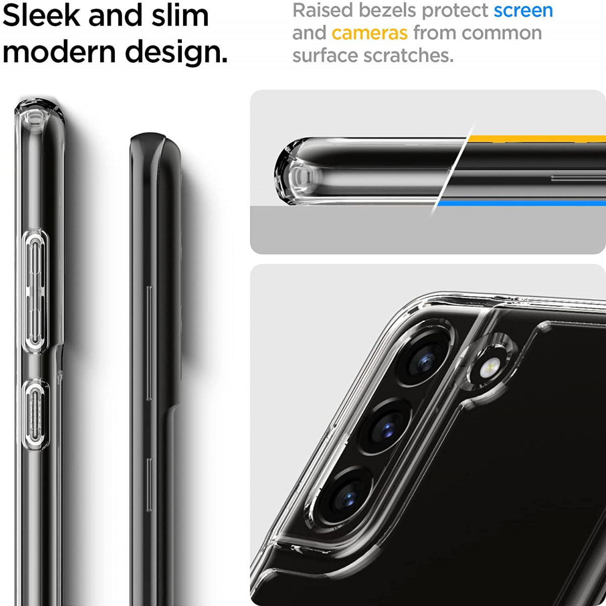 Spigen Ultra Hybrid Samsung Galaxy S21 FE Hoesje Transparant afbeelding 6