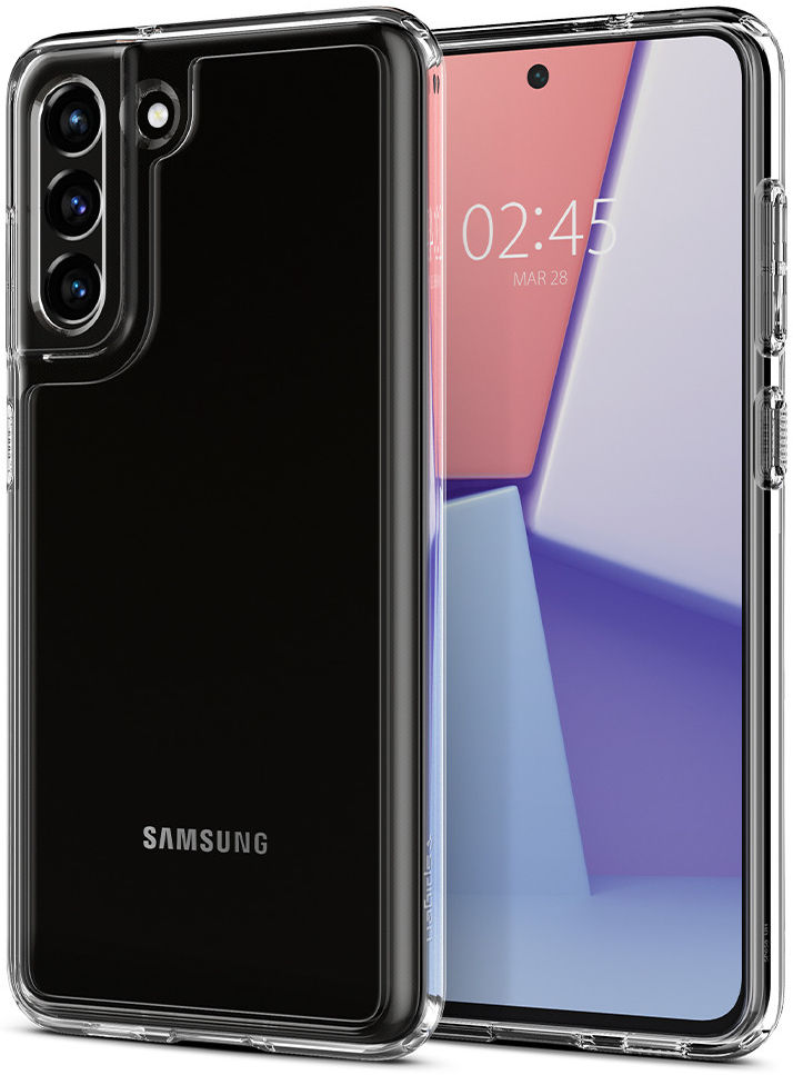 Spigen Crystal Hybrid Samsung Galaxy S21 FE Hoesje Transparant afbeelding 3