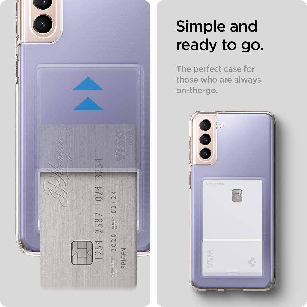 Spigen Crystal Slot Samsung Galaxy S21 FE Hoesje Backcover Transparant afbeelding 3