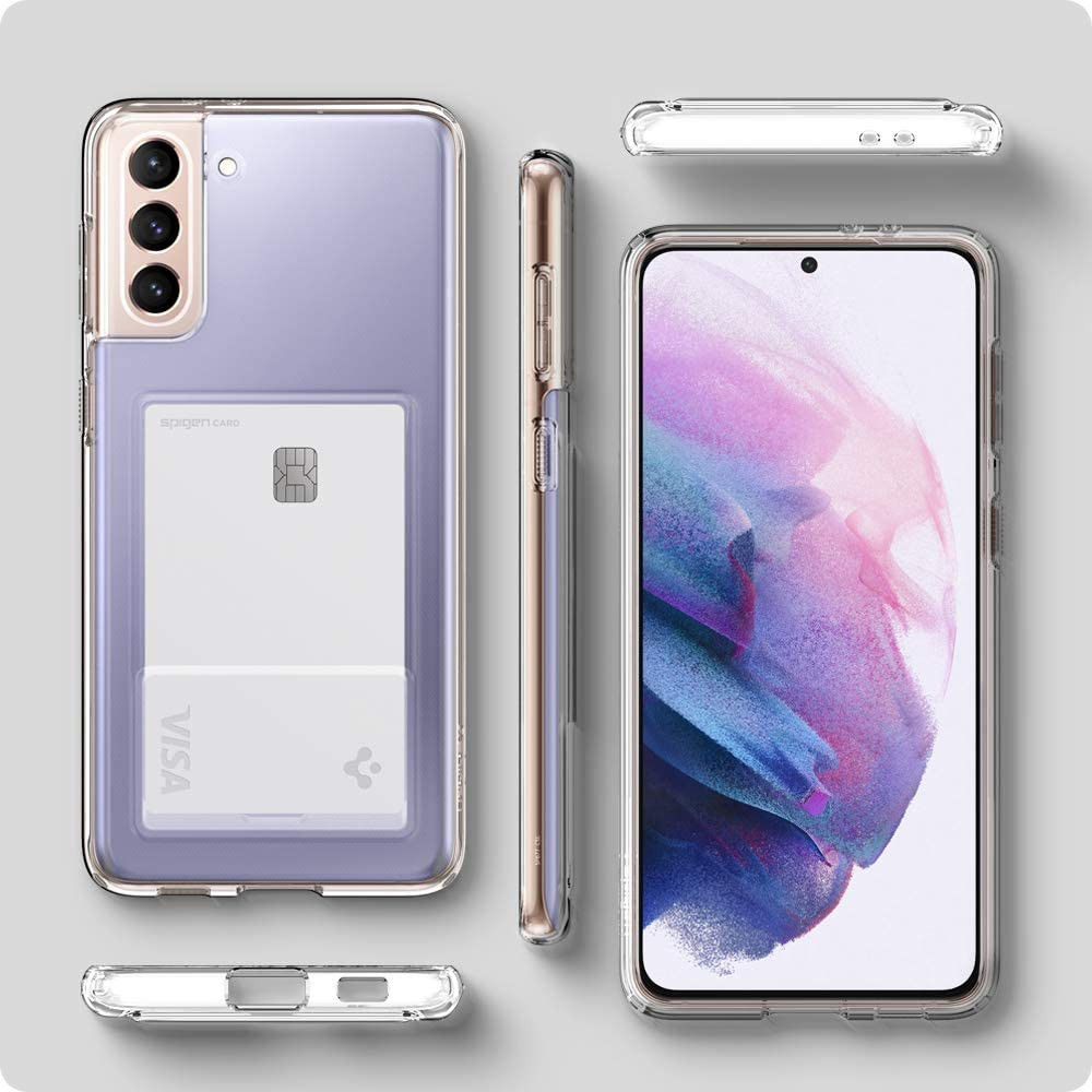 Spigen Crystal Slot Samsung Galaxy S21 FE Hoesje Backcover Transparant afbeelding 4