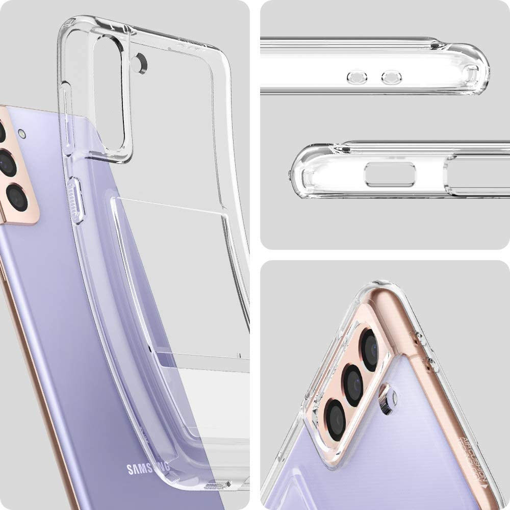 Spigen Crystal Slot Samsung Galaxy S21 FE Hoesje Backcover Transparant afbeelding 5