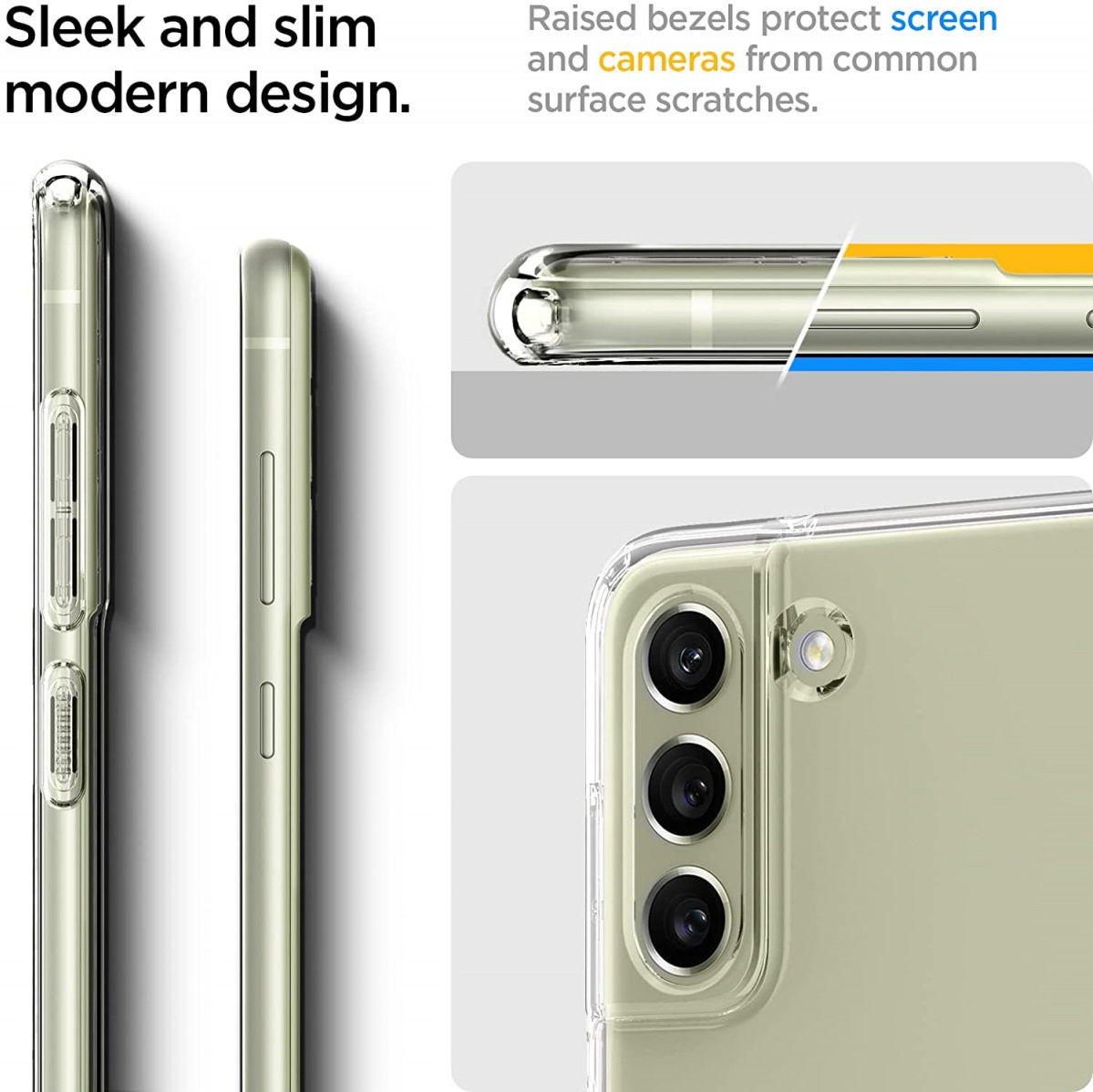Spigen Liquid Crystal Samsung Galaxy S21 FE Hoesje Transparant afbeelding 5
