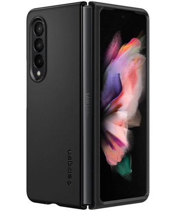 Spigen Thin Fit Samsung Galaxy Z Fold 3 Hoesje Zwart Hoesjes