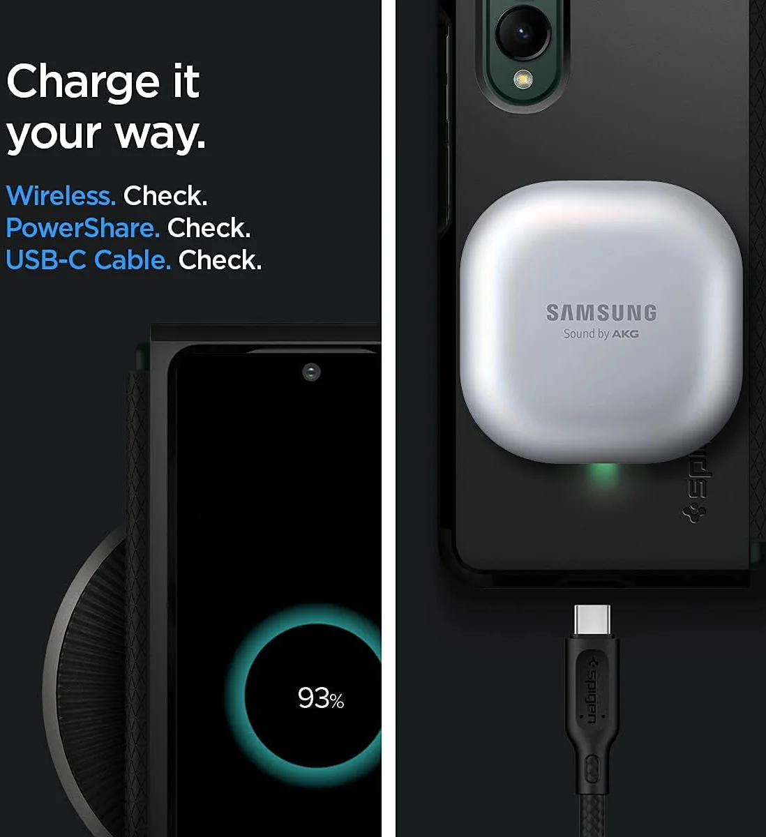 Spigen Tough Armor Samsung Galaxy Z Fold 3 Hoesje Zwart afbeelding 5