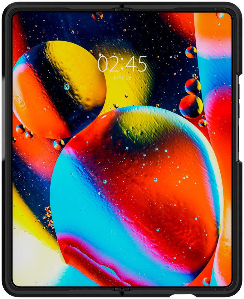 Spigen Slim Armor Pro Samsung Galaxy Z Fold 3 Hoesje Zwart afbeelding 5