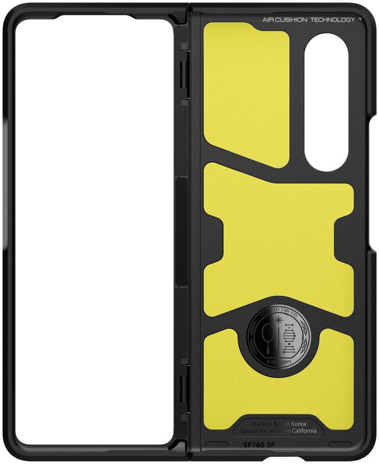 Spigen Slim Armor Pro Samsung Galaxy Z Fold 3 Hoesje Zwart afbeelding 6