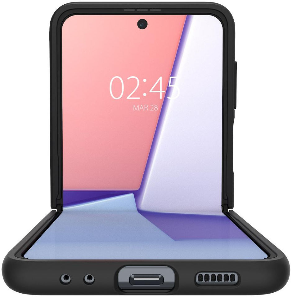 Spigen Thin Fit Samsung Galaxy Z Flip 3 Hoesje Zwart afbeelding 11