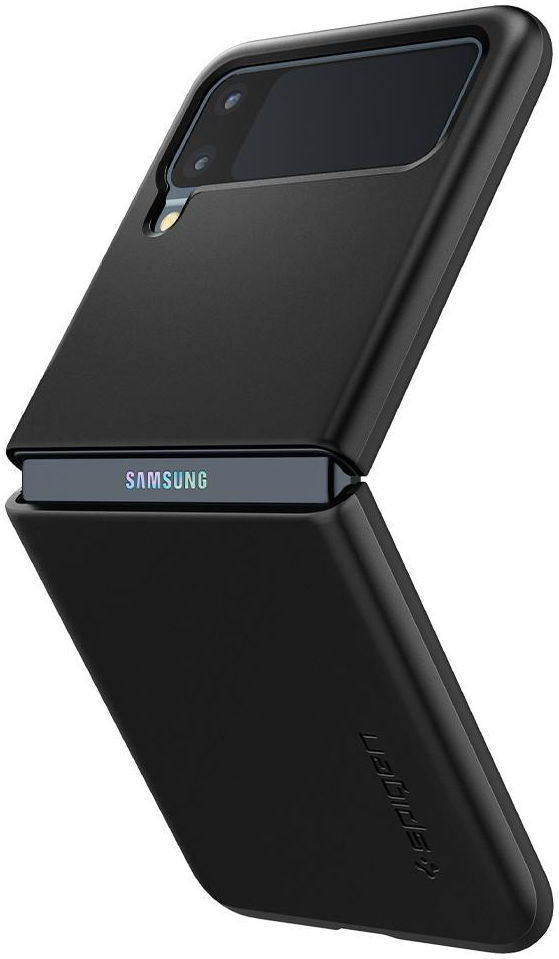 Spigen Thin Fit Samsung Galaxy Z Flip 3 Hoesje Zwart afbeelding 1