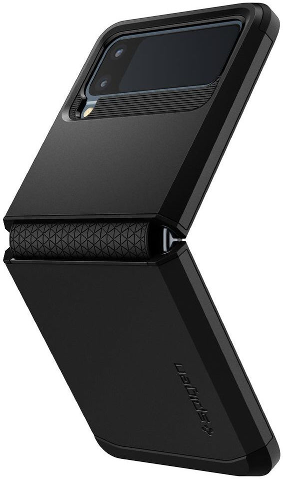 Spigen Tough Armor Samsung Galaxy Z Flip 3 Hoesje Zwart afbeelding 3