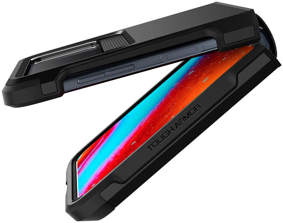 Spigen Tough Armor Samsung Galaxy Z Flip 3 Hoesje Zwart afbeelding 6