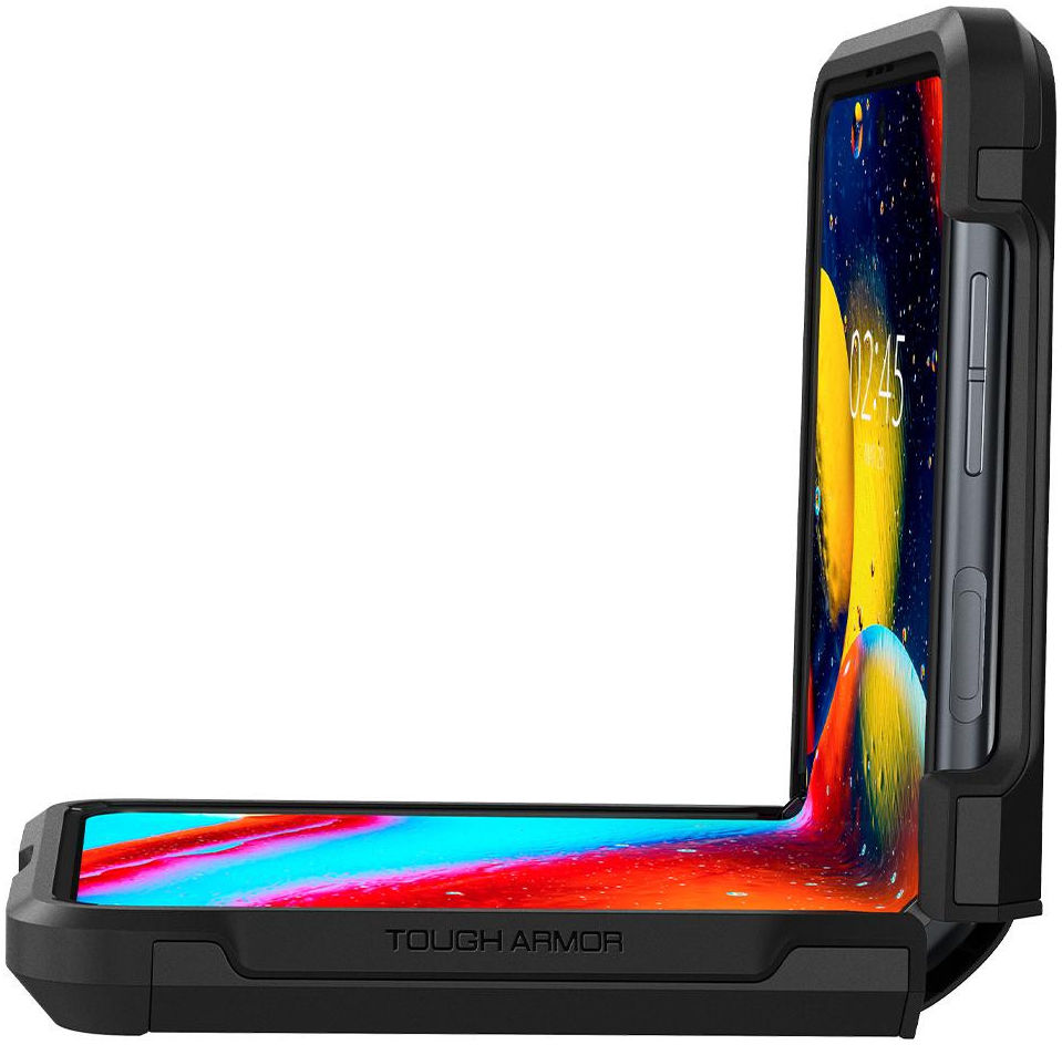 Spigen Tough Armor Samsung Galaxy Z Flip 3 Hoesje Zwart afbeelding 7