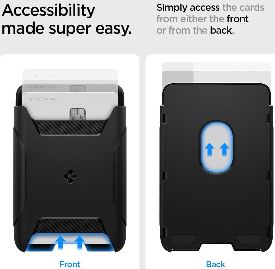 Spigen Rugged Armor MagSafe Kaarthouder voor iPhone met MagSafe afbeelding 7