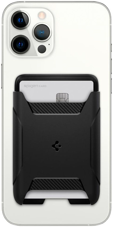 Spigen Rugged Armor MagSafe Kaarthouder voor iPhone met MagSafe afbeelding 1