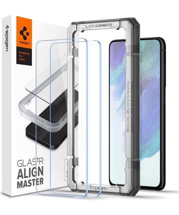 Spigen AlignMaster Samsung Galaxy S21 FE Screen Protector (2-Pack) Screen Protectors