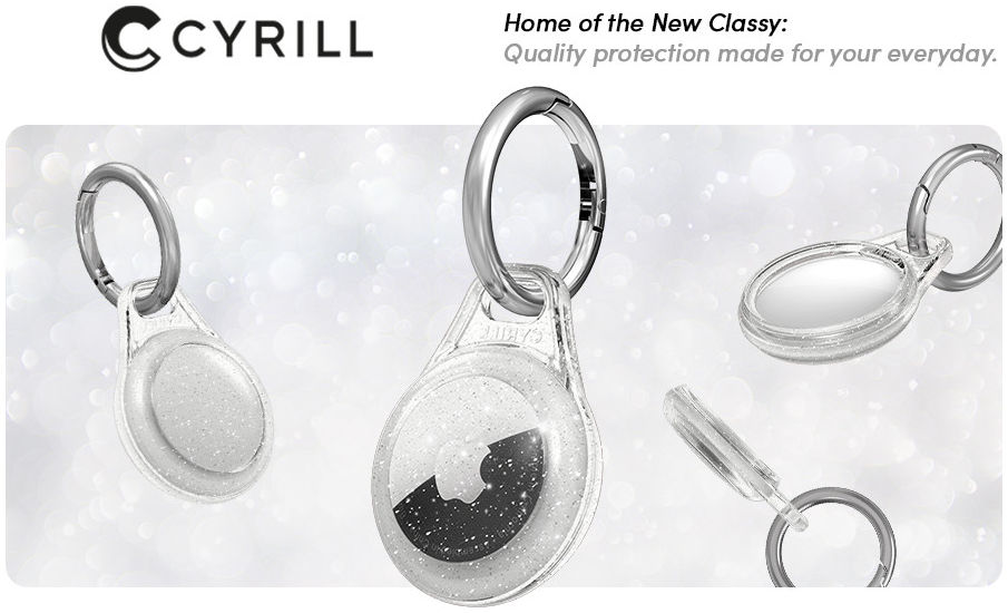 Spigen Ciel by Cyrill Shine Hoes Apple AirTag Sleutelhanger Glitter afbeelding 8