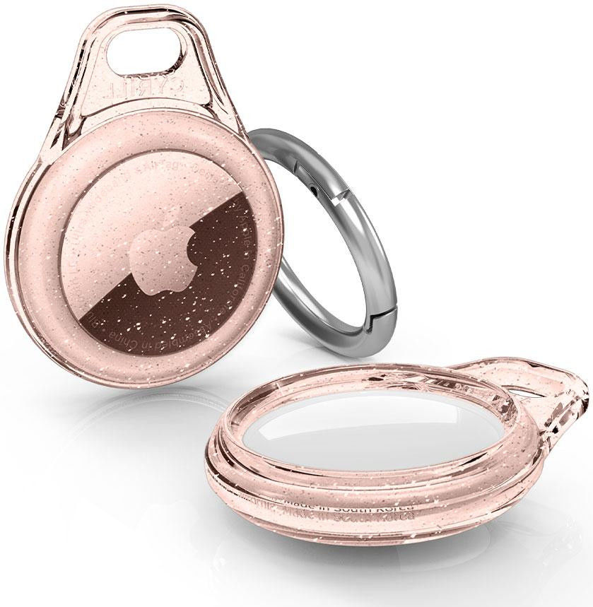 Spigen Ciel by Cyrill Shine Hoes Apple AirTag Sleutelhanger Roze afbeelding 3