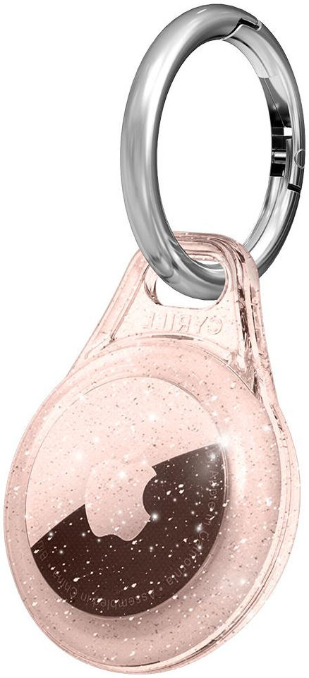 Spigen Ciel by Cyrill Shine Hoes Apple AirTag Sleutelhanger Roze afbeelding 1