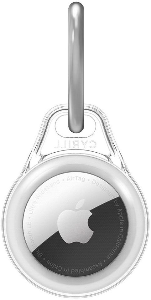 Spigen Cyrill Shine Hoes Apple AirTag Sleutelhanger Clear afbeelding 11