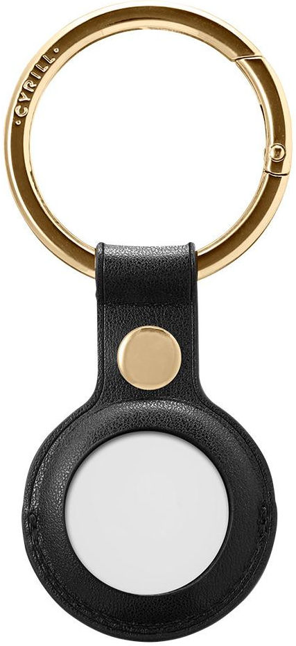 Spigen Ciel by Cyrill Leather Hoes Apple AirTag Sleutelhanger Zwart afbeelding 3