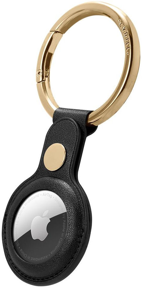 Spigen Ciel by Cyrill Leather Hoes Apple AirTag Sleutelhanger Zwart afbeelding 8