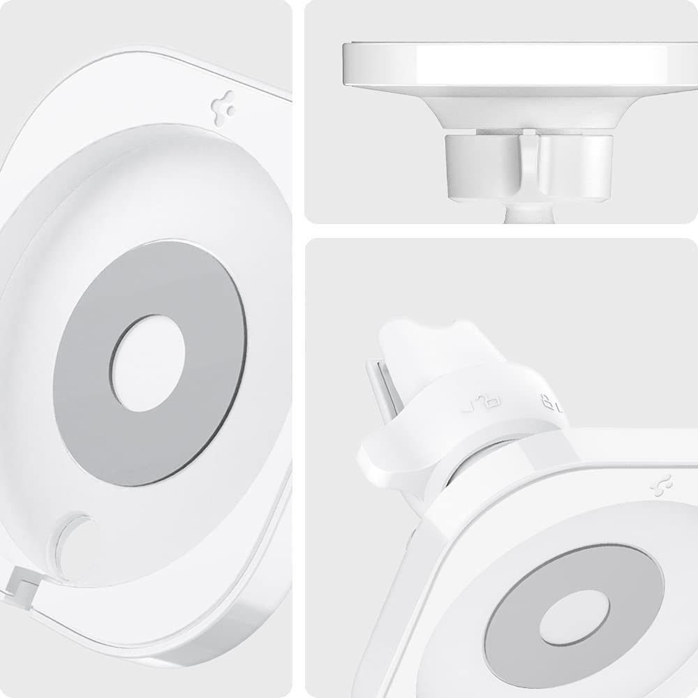 Spigen MagFit Ventilatierooster Houderstandaard Apple MagSafe Wit afbeelding 8