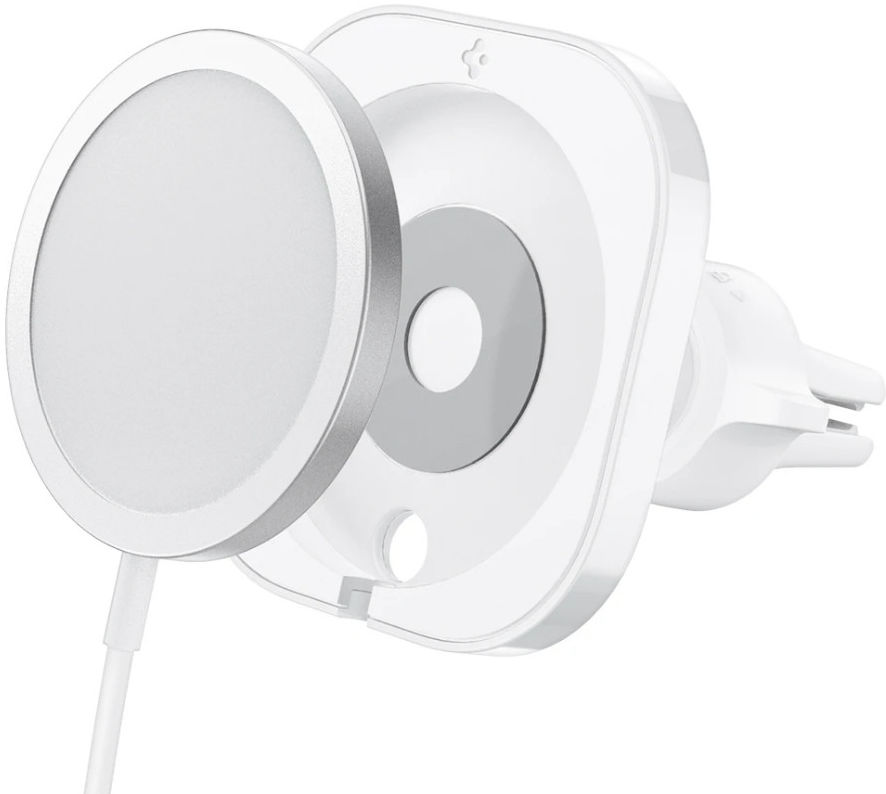 Spigen MagFit Ventilatierooster Houderstandaard Apple MagSafe Wit afbeelding 2