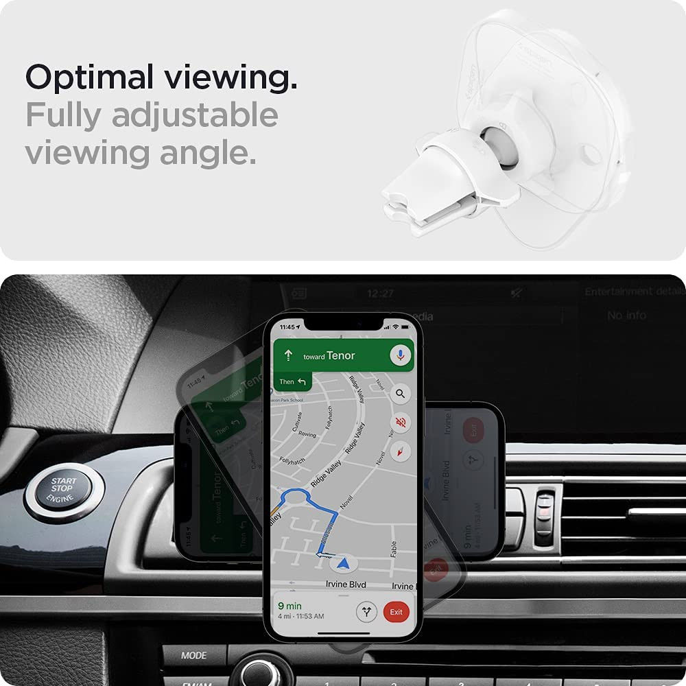 Spigen MagFit Ventilatierooster Houderstandaard Apple MagSafe Wit afbeelding 4