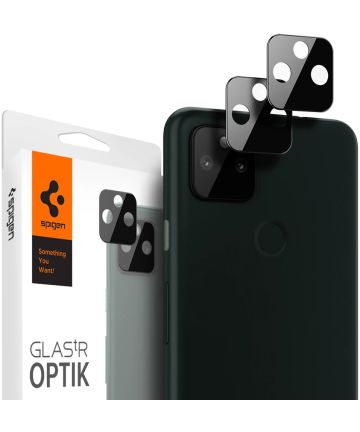 Spigen Optik Google Pixel 5a Camera Lens Protector (2-Pack) Screen Protectors