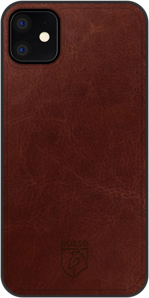 Rosso Element 2-in-1 Apple iPhone 12/12 Pro Hoesje Bruin afbeelding 3