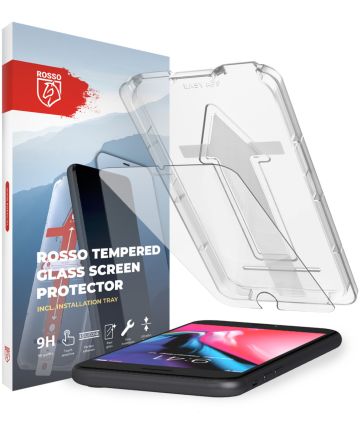 Rosso iPhone 6(S) / 7 / 8 Plus Tempered Glass met Installatietray Screen Protectors