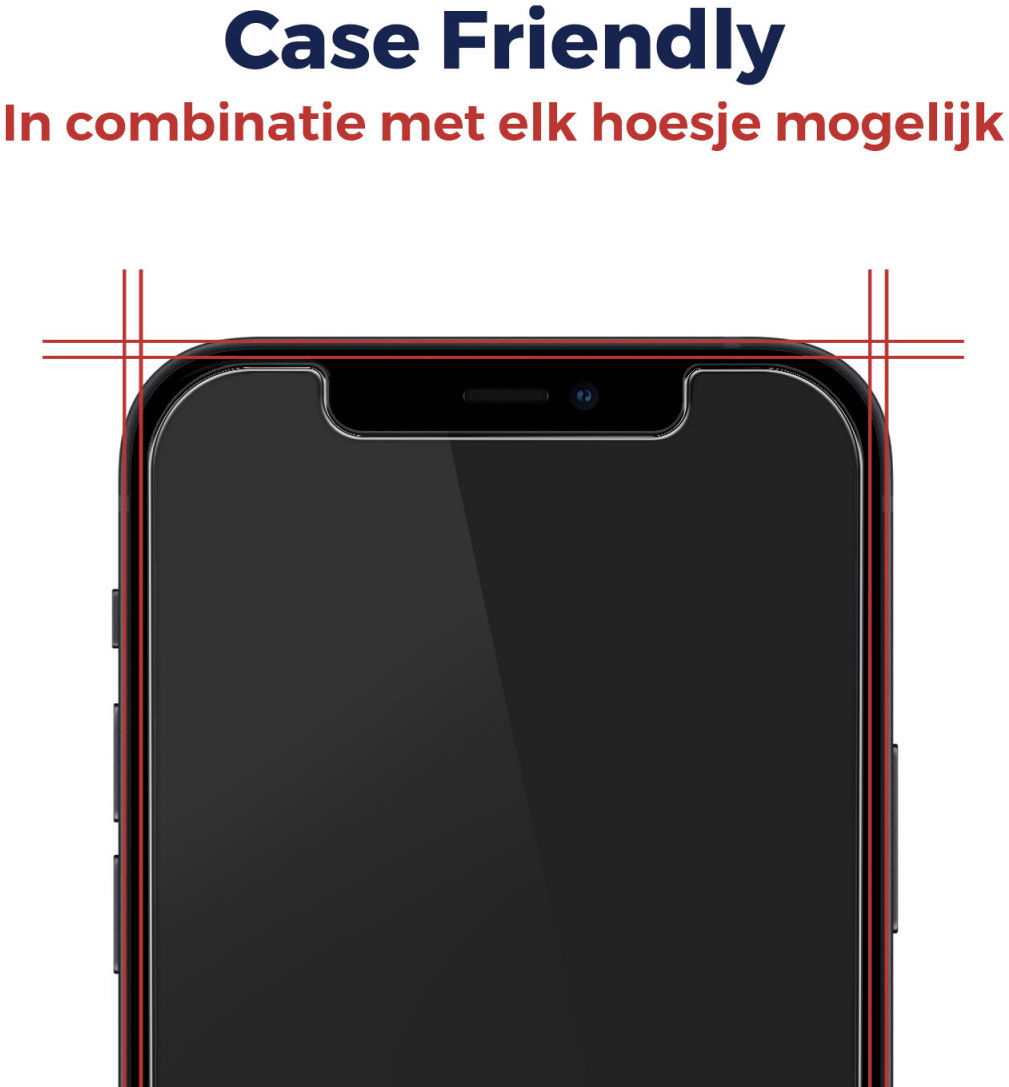 Rosso iPhone 11 Pro Max Tempered Glass Installatietray Case Friendly afbeelding 4