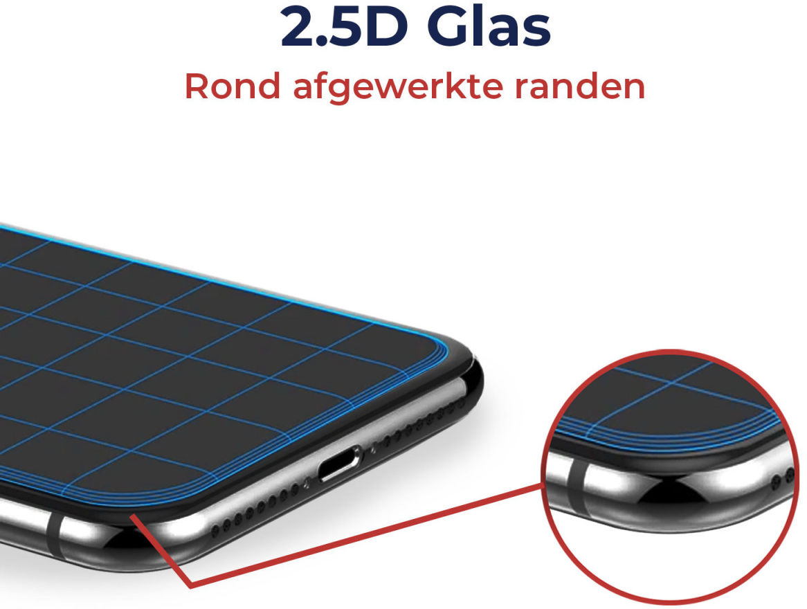 Rosso iPhone 11 Pro Max Tempered Glass Installatietray Case Friendly afbeelding 8