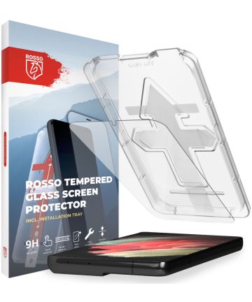Rosso Samsung Galaxy S21 Tempered Glass Fingerprint en Case Friendly Screen Protectors