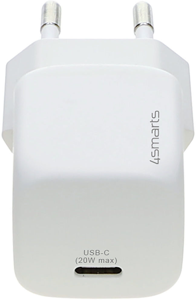 4smarts VoltPlug Mini 20W Compacte USB-C Power Delivery Adapter Wit afbeelding 3