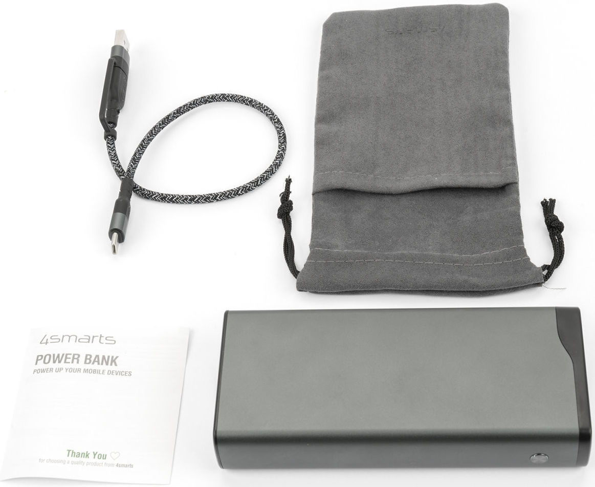 4smarts VoltHub Pro 26.800 mAh 22.5W Quick Charge PD Powerbank Grijs afbeelding 7