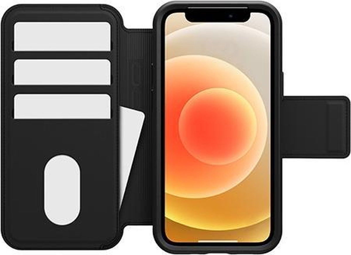 OtterBox MagSafe Folio Apple iPhone 12 Mini Hoesje Book Case Zwart afbeelding 1