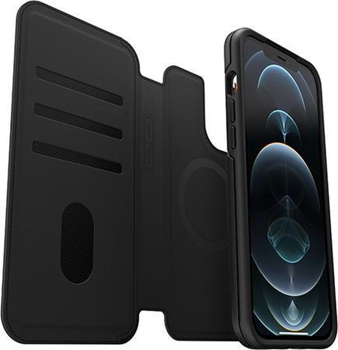 OtterBox MagSafe Folio Apple iPhone 12 Pro Max Hoesje Book Case Zwart afbeelding 3