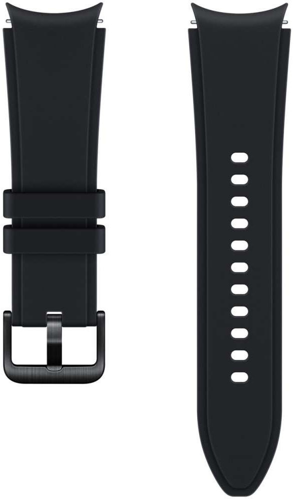 Origineel Samsung Universeel Watch 20MM Ridge Sport Bandje Zwart (S/M) afbeelding 1