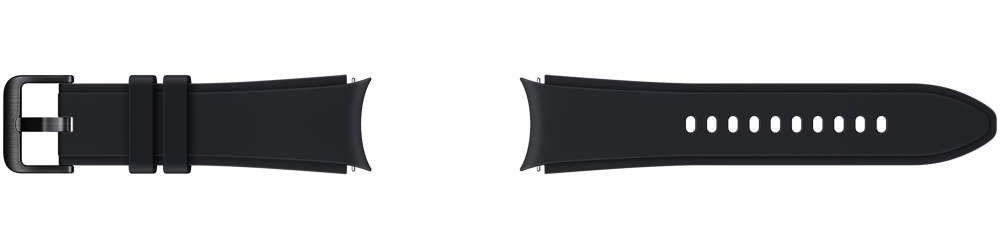Origineel Samsung Universeel Watch 20MM Ridge Sport Bandje Zwart (S/M) afbeelding 2