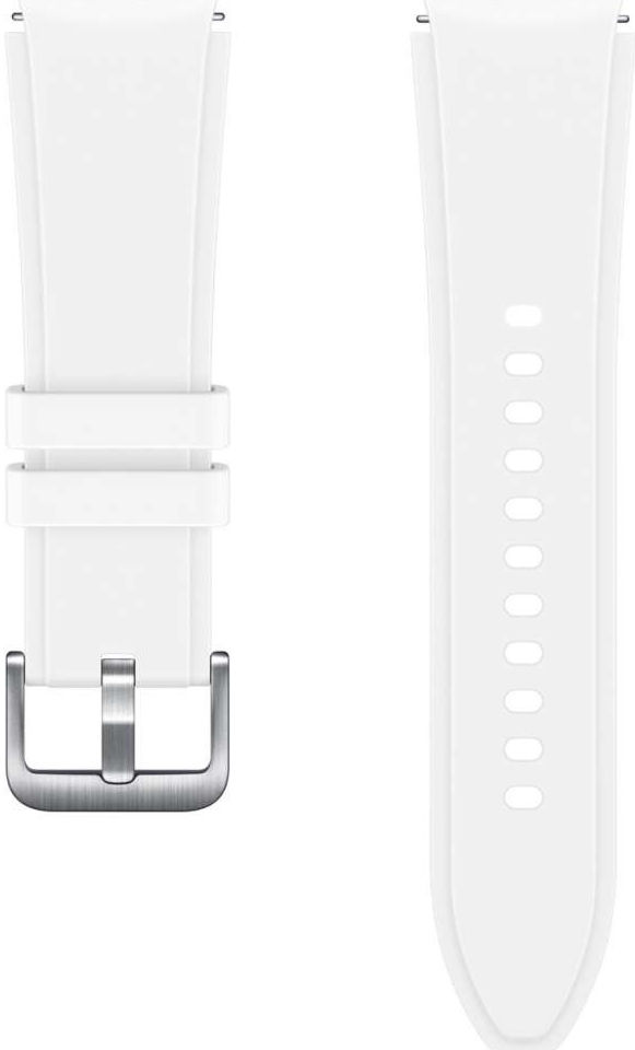 Origineel Samsung Universeel Watch 20MM Ridge Sport Bandje Wit (S/M) afbeelding 1