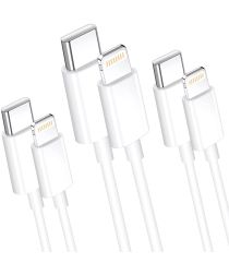 USB-C naar Apple Lightning iPhone / iPad Kabel 1 Meter - Triple Pack