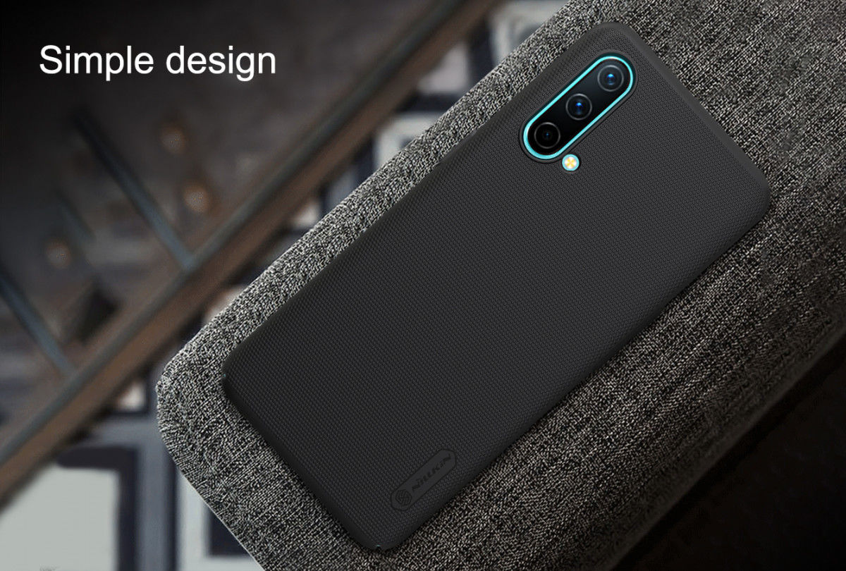 Nillkin Super Frosted Shield OnePlus Nord CE Hoesje Back Cover Zwart afbeelding 4