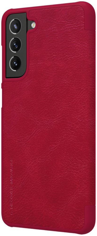 Nillkin Qin Series Samsung Galaxy S21 FE Hoesje Wallet Book Case Rood afbeelding 12