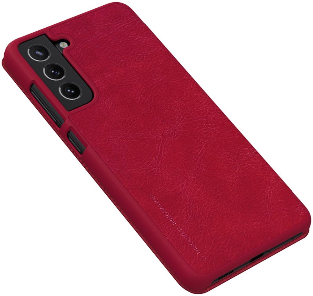 Nillkin Qin Series Samsung Galaxy S21 FE Hoesje Wallet Book Case Rood afbeelding 13