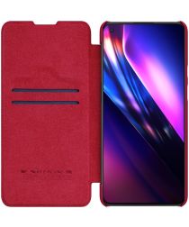 Nillkin Qin Series OnePlus 9 Hoesje Wallet Book Case Rood