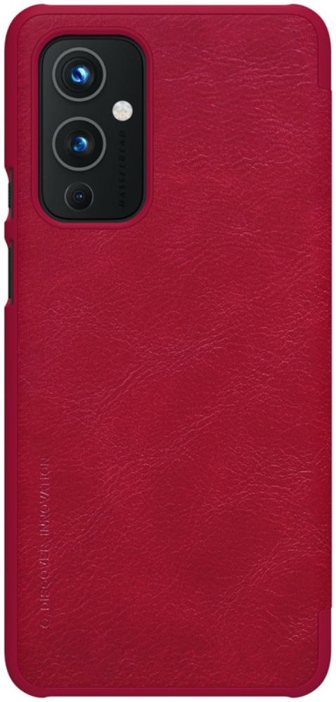 Nillkin Qin Series OnePlus 9 Hoesje Wallet Book Case Rood afbeelding 2